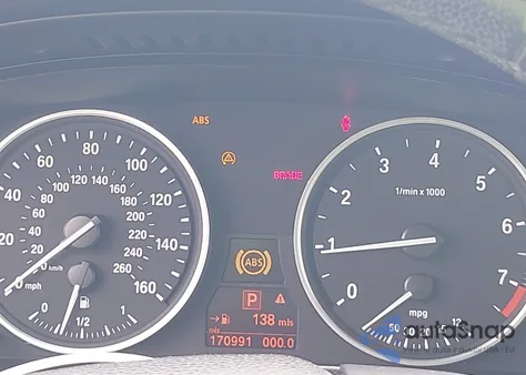 2008 BMW 528I из США, поврежденный, VIN WBANU535X8C114660